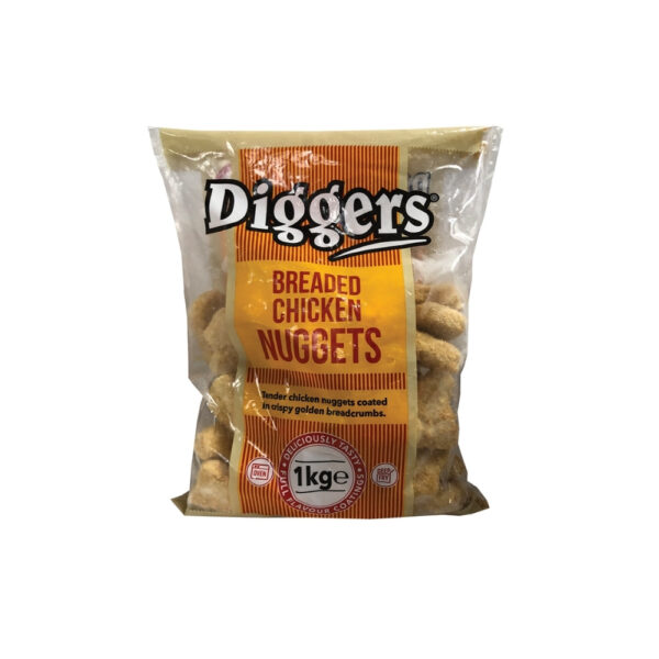 Diggers Breaded Chicken Nuggets 1kg