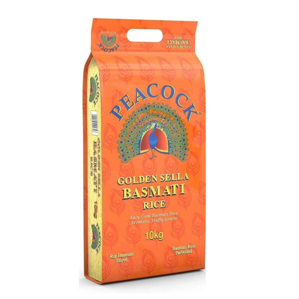 Peacock Golden Sella Basmati Rice 10kg
